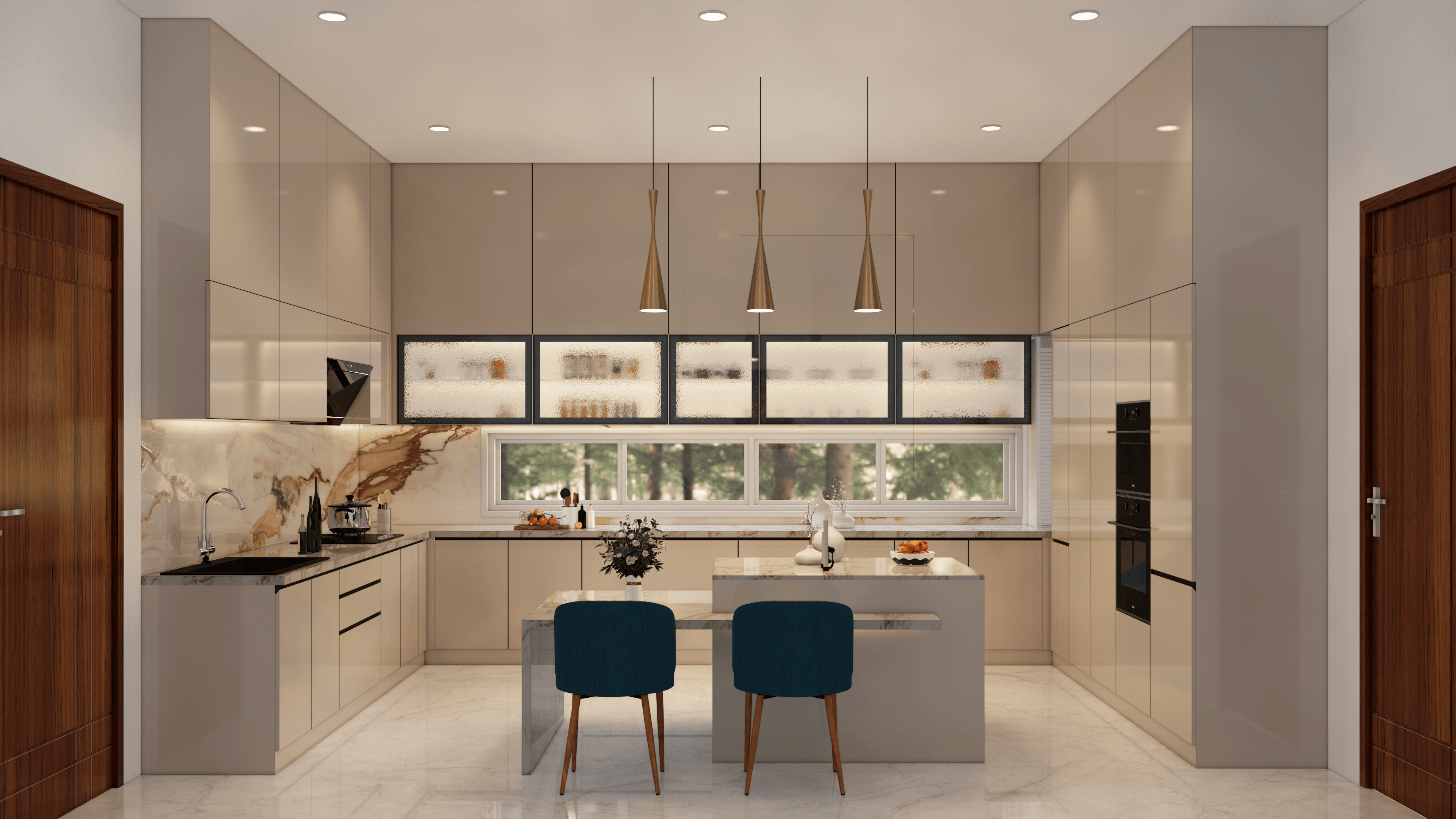 Completed Orchid Interiors 3D design